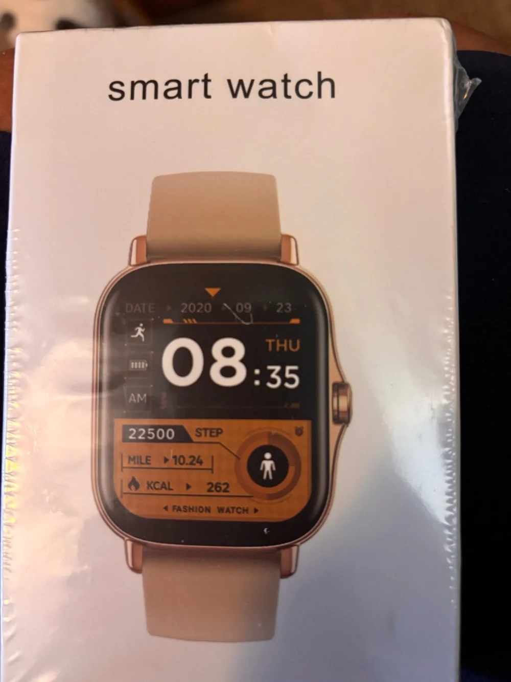 NIB eLuxPro Smartwatch HD Wireless Call 100 Fitness Rose Gold